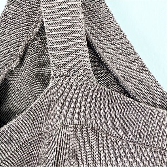 Bebe Silk and Bandage Paisley Print Mini Dress Sz Large - Picture 8 of 11